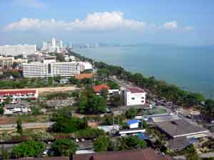 Vue de Jomtien Depuis le Toit